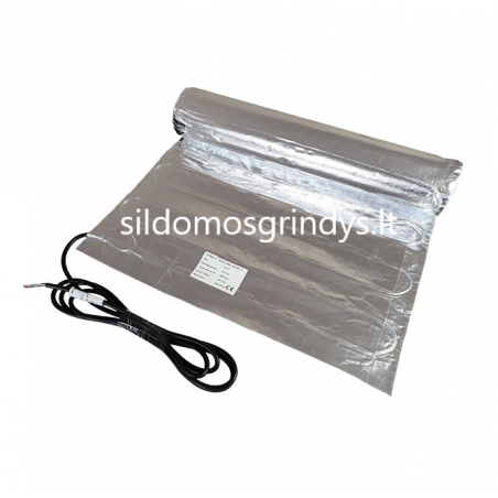 BVF elektrinis grindų šildymo kilimėlis L-PRO - 100W su folija + Wifi 607 termotatas