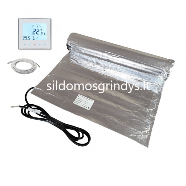 BVF Electric Underfloor Heating Mat L-PRO - 100W with Foil + Wifi GC18 thermostat BVF Electric Underfloor Heating Mat L-PRO - 100W with Foil + Wifi GC18 thermostat
