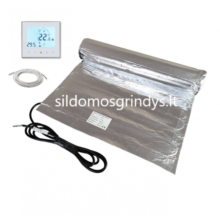 BVF Electric Underfloor Heating Mat L-PRO - 100W with Foil + Wifi GC18 thermostat