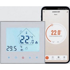 Комплект инфракрасного нагревательного коврика Warmset Black-85 с термостатом GC-18 WIFI