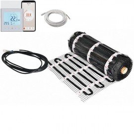 Комплект инфракрасного нагревательного коврика Warmset Black-85 с термостатом GC-18 WIFI