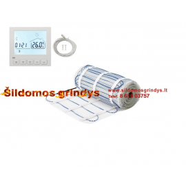 150W + GC15 Georas elektrinis grindų šildymo kilimėlis + GC15 Wifi termostatas