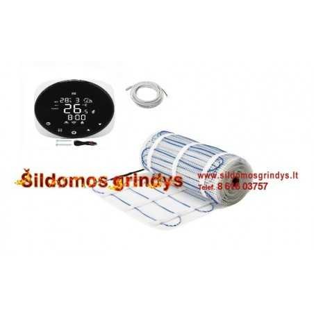 150W Georas elektrinis grindų šildymo kilimėlis + GC-316 WIFI termostatas