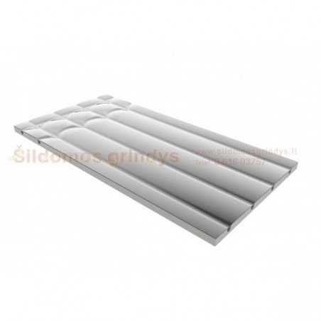 25mm Putplasčio plokštė d16 vamzdžiui 1200x600mm su aliuminio folijos reflektoriumi