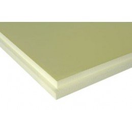 D20 Putplasčio plokštė 200 frezuota XPS300 1235x585mm su aliuminio reflektoriais