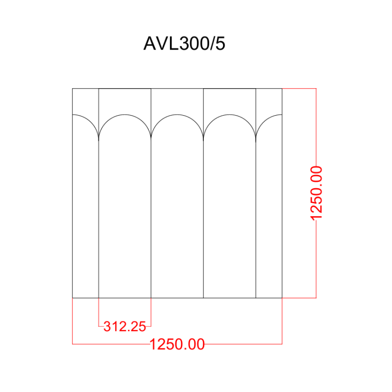 OSB AVL300/5 dry floor panel with straight edges