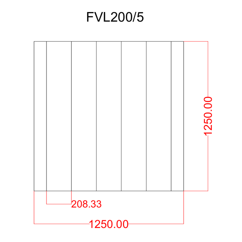 OSB FVL200/5 dry floor panel with straight edges