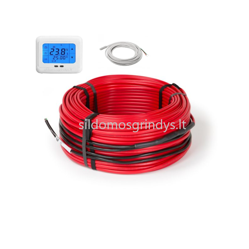 Underfloor heating cables 18W/m + thermostat GC-7