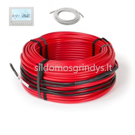 Grindinio šildymo kabeliai Georas 18w/m + termostatas GC-15 termostatas