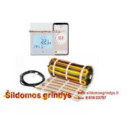 Warmset GOLD-100 infraredinis šildymo kilimėlio komplektas su termostatu GC-18 WIFI