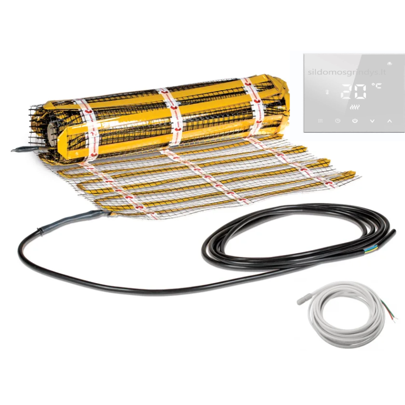 GOLD 150w+GC-607 Комплект инфракрасного нагревательного коврика Warmset GOLD-150 с термостатом GC-607 WIFI