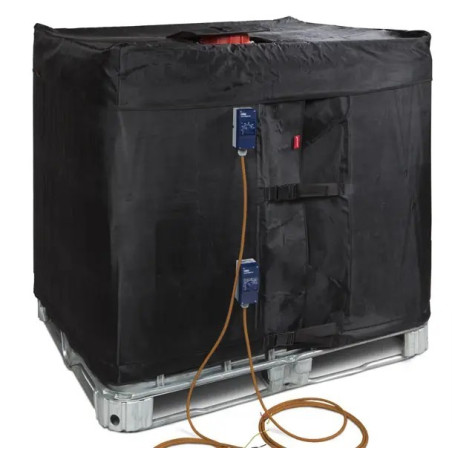 Warmset drum heater for 1000-litre containers