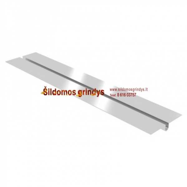 Aluminum reflector 1150×180×0.4 mm for Ø16 pipe