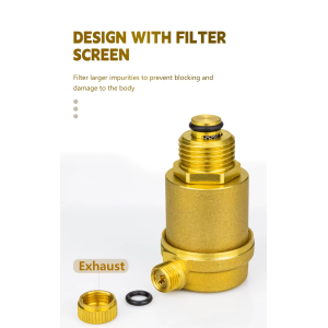 Žalvarinis automatinis nuorintojas su apsauga