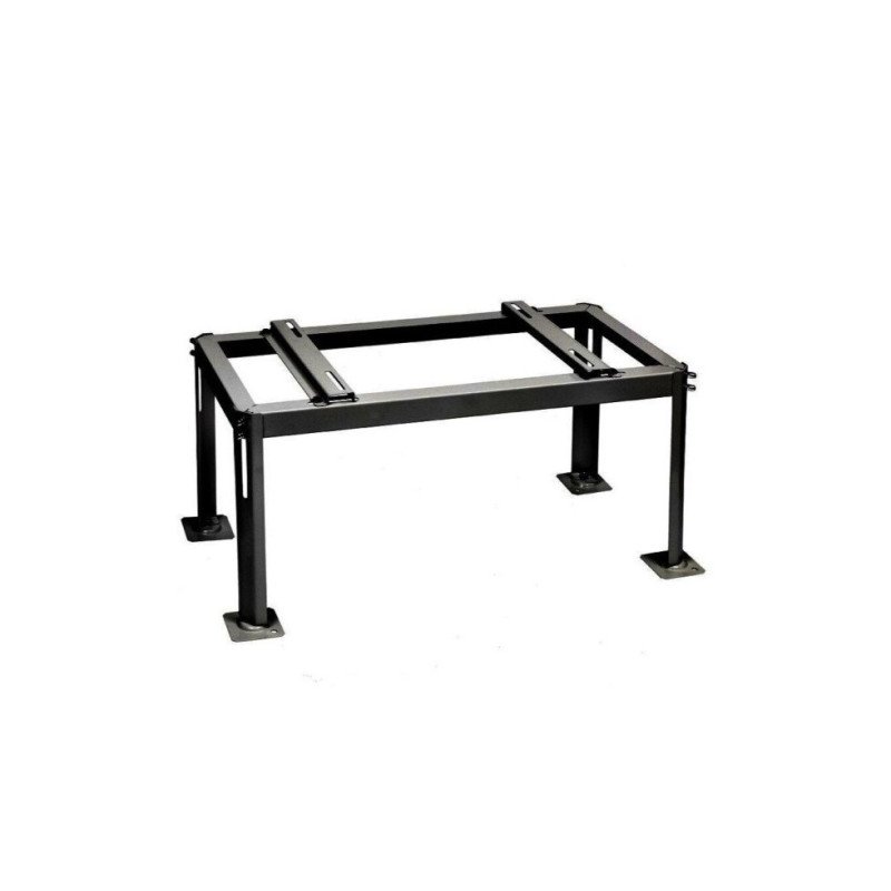 Ground-mounted bracket for air conditioners, Black, 1000x550x400mm