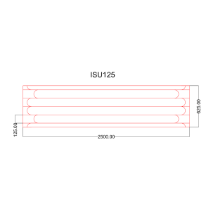 OSB d16 2500x625 Dry Underfloor Heating Panels