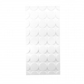 Putplasčio plokštė su apskritimais padengta aliuminio folija 1200x600mm tarpas 15cm