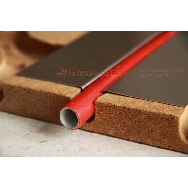 Wood fiber board 1200 × 600 × 36 mm for Ø16 pipe with aluminum reflector