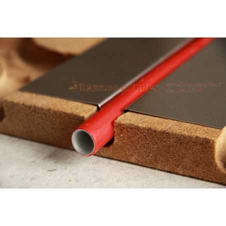 Wood fiber board 1200 × 600 × 36 mm for Ø16 pipe with aluminum reflector