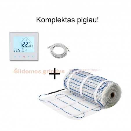 150W + GC18 Georas electric floor heating mat - 150W + GC18 WIFI thermostat