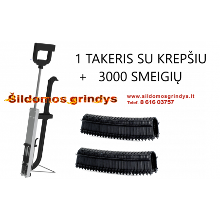 Smeigių tvirtinimo įrenginio komplektas