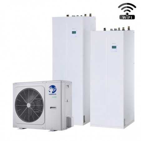 10 kW Oras Vanduo šilumos siurblys NORDIS OPTIMUS PRO viskas viename komplektas vienfazis