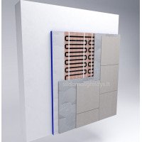 Wall electric heating